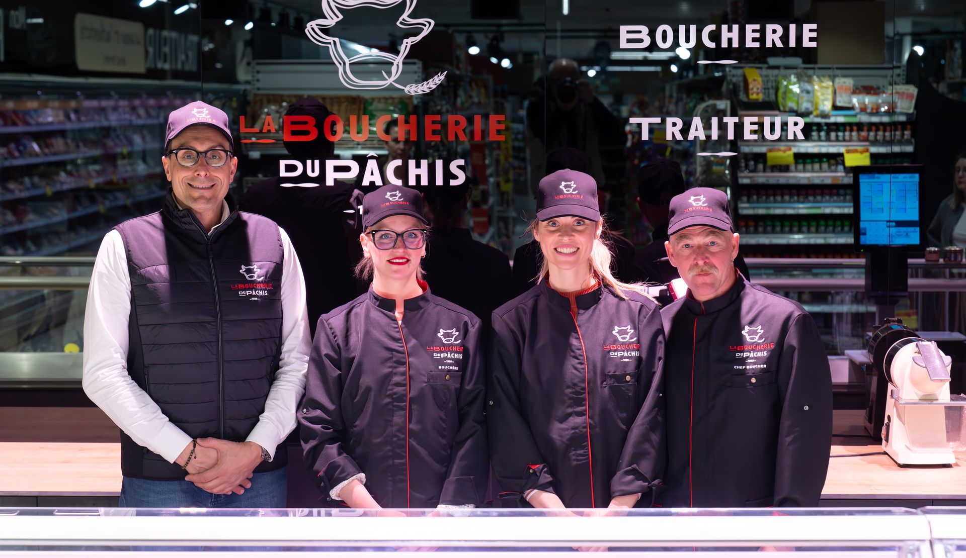 équipe de boucher wellin